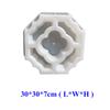 Kunststoff Betonform Hohlblockform Dekorative Zement Fenster Muster Zaunwand Gitter Ziegelform Terrasse Garten Dekoration