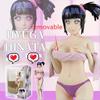 Native 18+ Figur NARUTO Hyuga Hinata Badehaus-Serie Sexy Figur 35 cm Badetücher Abnehmbares PVC-Modell für Erwachsene