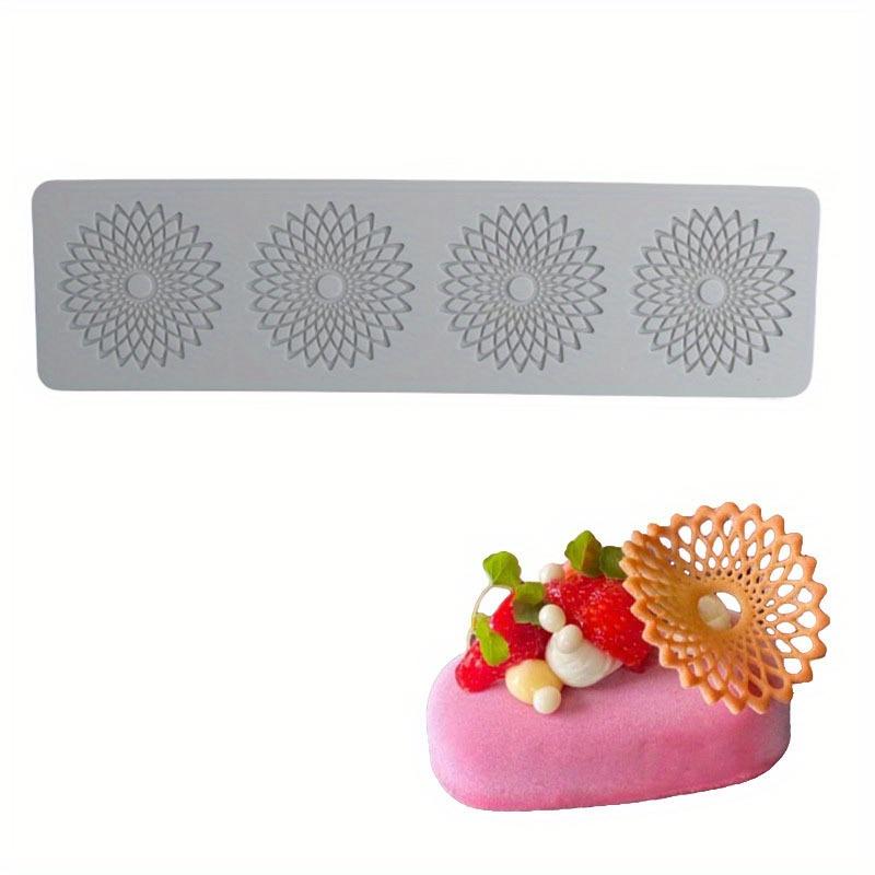 1pc Silicone Lace Mat Set for Cake Decorating, Sugarcraft, Chocolate & Fondant Molds - DIY Baking Tool