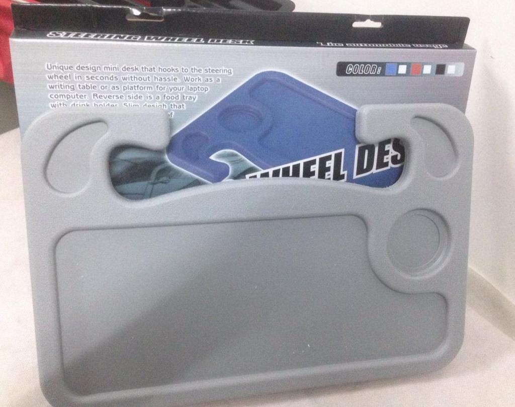 Multifunctional Car Steering Wheel Stand with Cup Holder