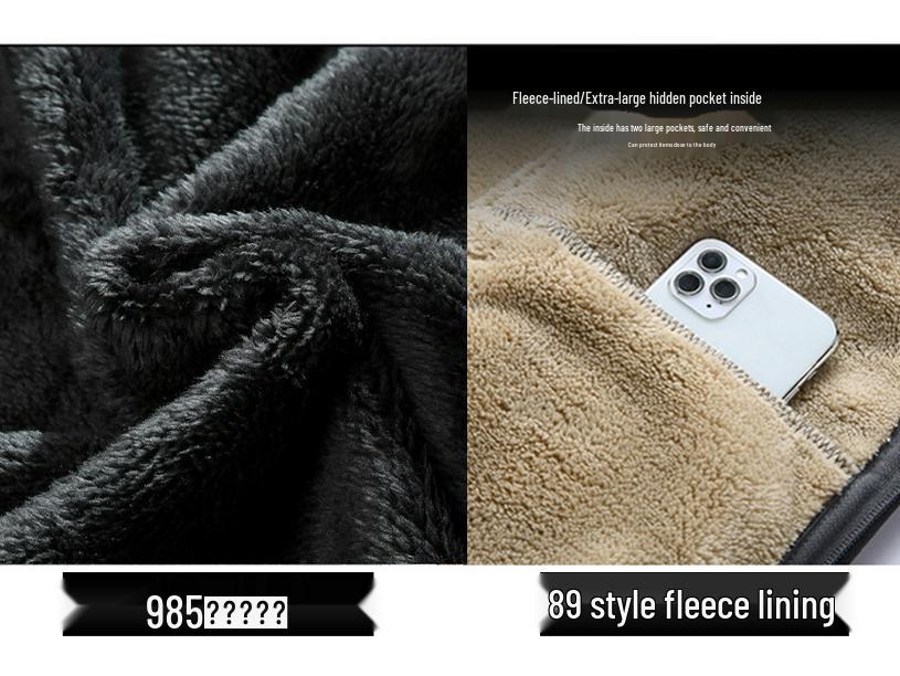 Men's Double-Sided Fleece Jacket - Autumn/Winter Thickened Sweatshirt for Dad