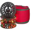 Christmas Light Storage Box - U-Zipper Tear Proof Multifunctional Holiday Storage Bag for LED String Lights Christmas Decoration