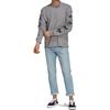 adidas T-shirt Sport Longues Manches Respirant Décontracté Confortable Homme Hauts Gris GL9952