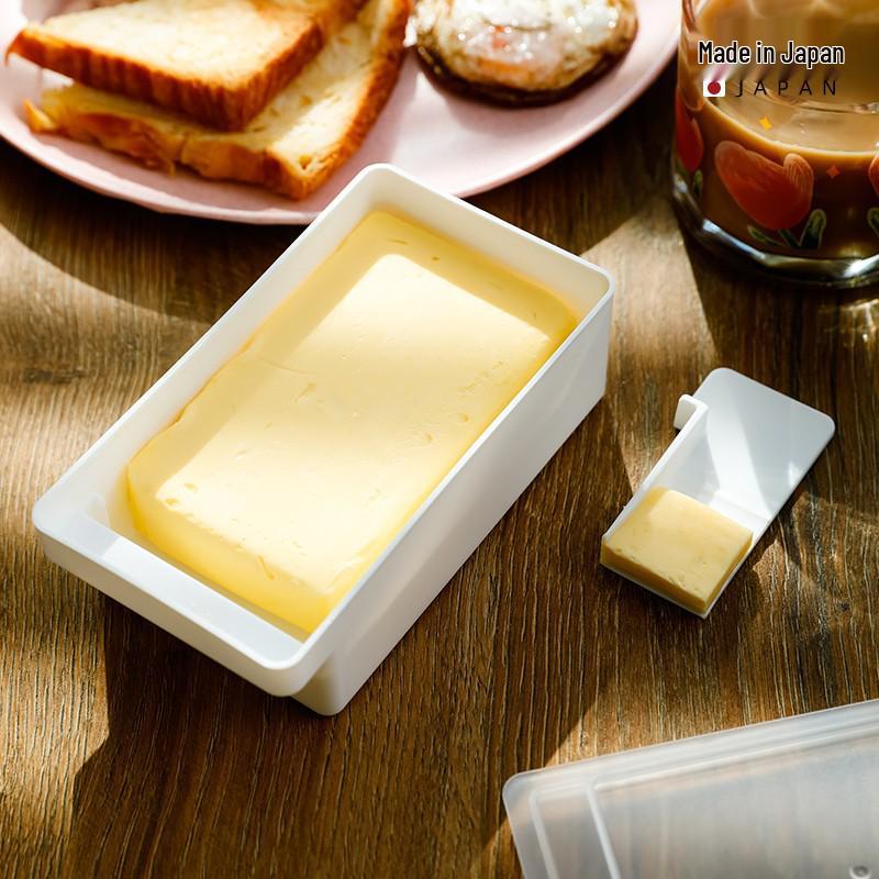 Japanese-Style Butter & Cheese Storage Box with Slicer