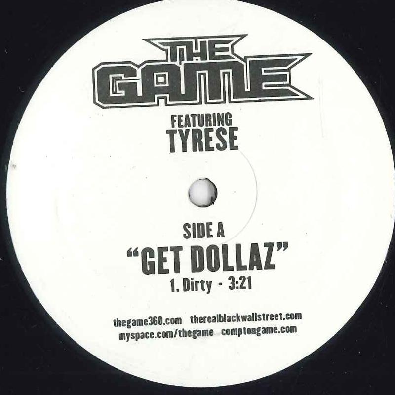 

12inch Record GAME Get Dollaz NONE NOT ON LABEL Unknown Rap HipHopRB Used