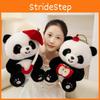 Apple Handheld Cute Umbrella Panda Plush Backpack Doll Pp Filling Cotton