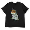 Lil' Hamster Rhinoceros T-Shirt for a Boy T-shirts Oversize Baggy Shirts Anime T-shirt Designer T Shirt Men