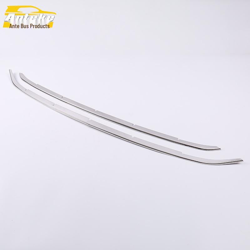 19 GM6 Front Lower Grille Decorative Bright Strip & Hood Anti-Scratch Bumper Patch