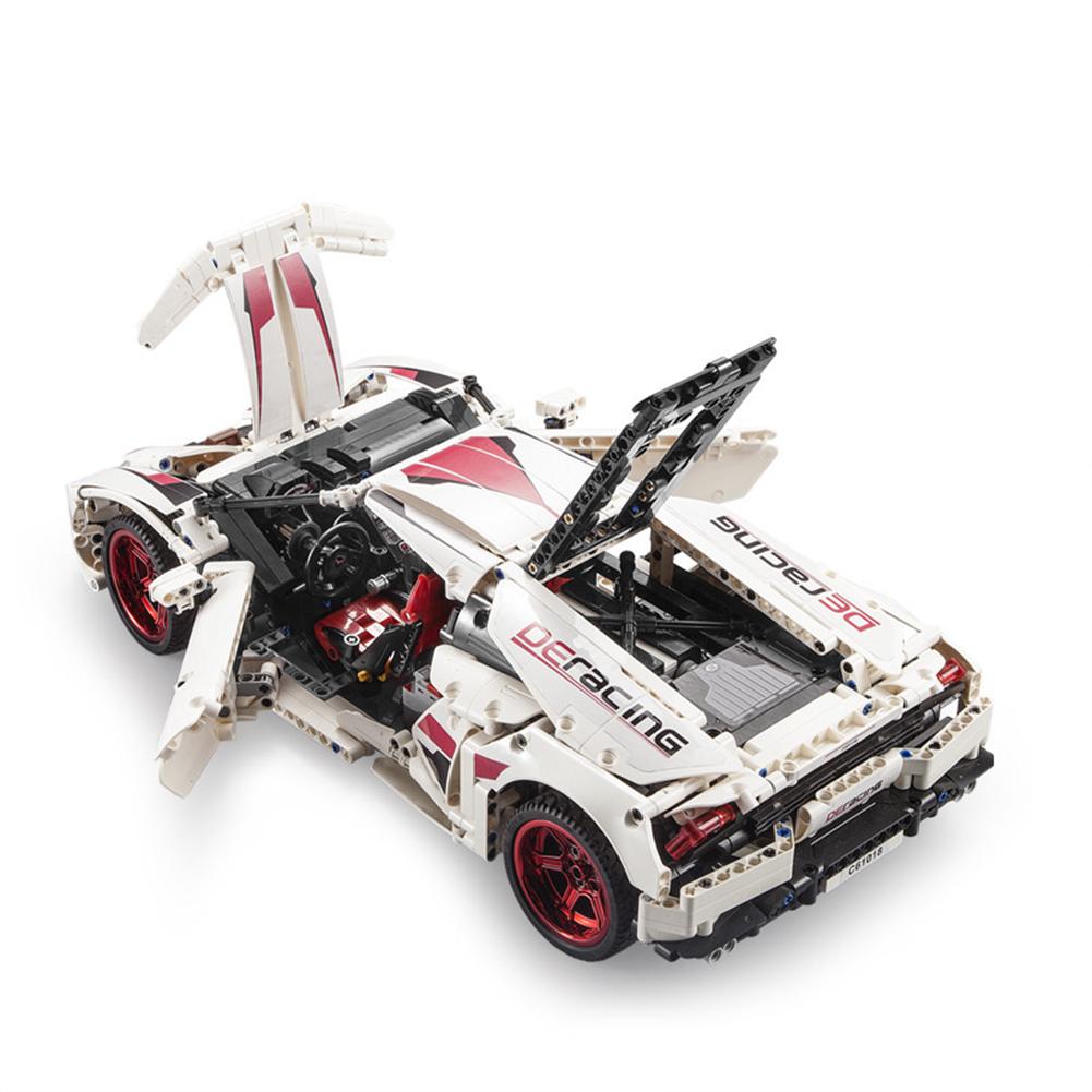 C61018 LP610 4-wheel Drive Racing Vehicle Model With Independent Suspension System High-difficulty Assembling Building Blocks Toys