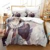 Set Biancheria da Letto Anime To Your Eternity Stampato 3D per Bambini e Adulti Twin Queen Size Copripiumino Federa Letto Tessili per la Casa 741