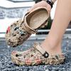 Fashion Men Summer Clogs Slippers Light Soft EVA Men's Hole Shoes Outdoor Sandals Home Garden Shoes Male Beach Water Shoes Size 40-47