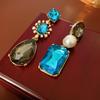 Set Collana Patchwork di Strass Vintage - Gioielli Clavicola Stile Corte Retrò