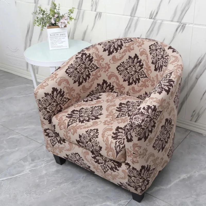 Armchairs Chair Covers Stretch Single Sofa Slipcover Sofa Couch Cover for Bar Counter with Seat Covers Funda De Sofá Individual