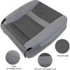 GXARTS Driver Side Bottom Replacement Cloth Seat Cover Light Gray Compatible with Dodge Ram 1500 2500 3500 4500 5500 2006 2007 2008 2009 2010