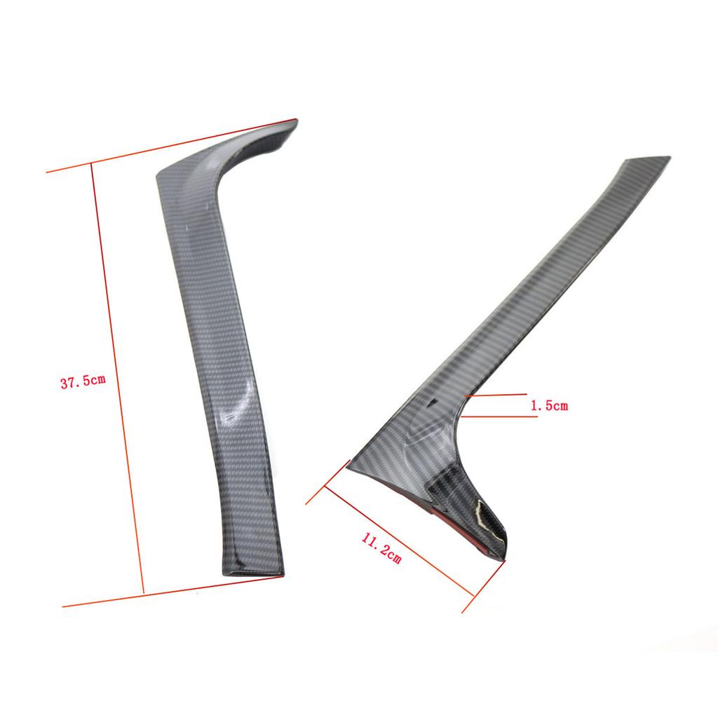 Spoiler laterale per lunotto posteriore Canard Canard Splitter di ricambio per VW Golf 6 MK6 2008-2013