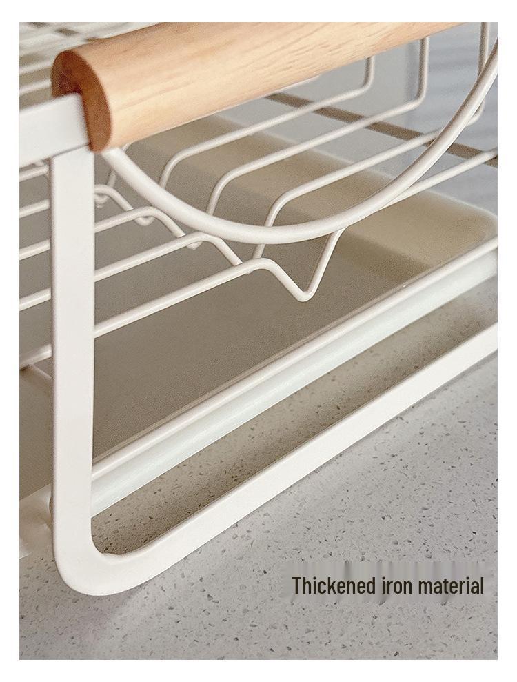 Compact Kitchen Dish and Cutlery Drying Rack for Sink Storage