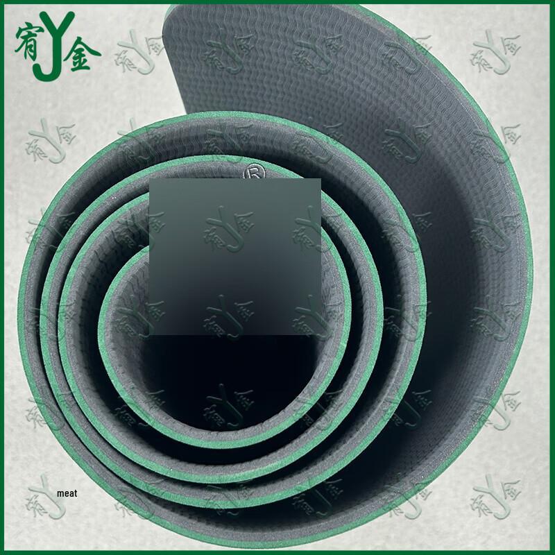 Youjin Xindagang Military Green Fitness Mat with Posture Lines