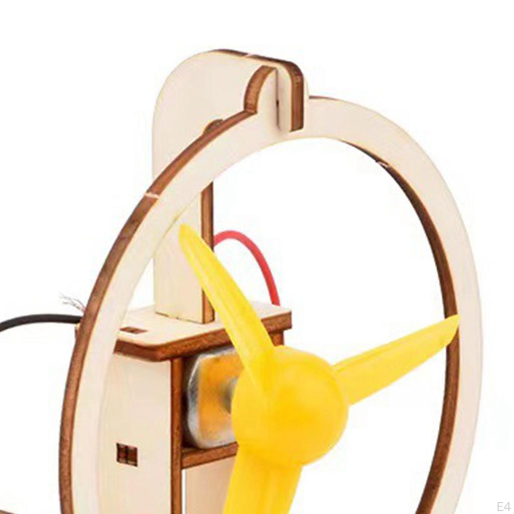 3D Wooden Puzzle Model, Building Kits, Science Learning Toys for Kids