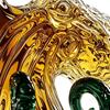 Yousheng Octopus Shaped Whiskey Decanter, 3D Blown Glass Wine Bottle with Stopper, 400ml Handmade Lead-Free Barware, Creative Bar Decor Gift for