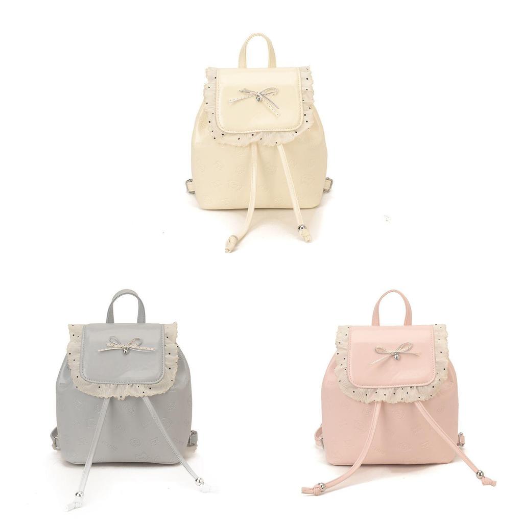 Pu Butterfly Knot Backpack For Girls And Teens With Storage And Comfort