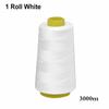 Sewing Thread 100% Polyester Spools 2 Colors 3000 Yards Wiring Denim Line Sewing Thread for Serger Sewing Machine