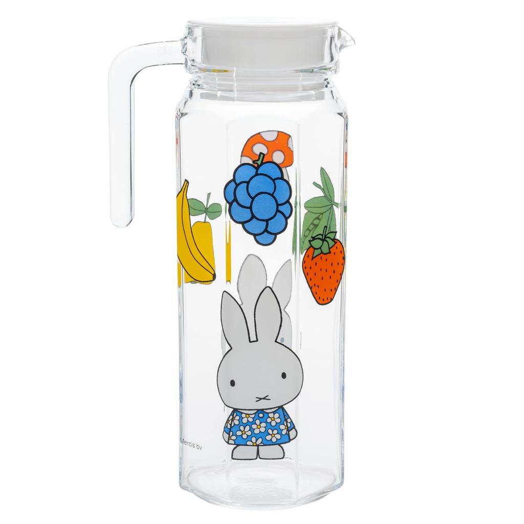Koji Company MIFFY DELICIOUS JUICE W125 X D88 X 8644012MD JUG, 1100cc, H245mm,