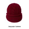 European and American 100% Pure Cashmere Knit Slouchy Hat - Warm & Versatile for Autumn and Winter