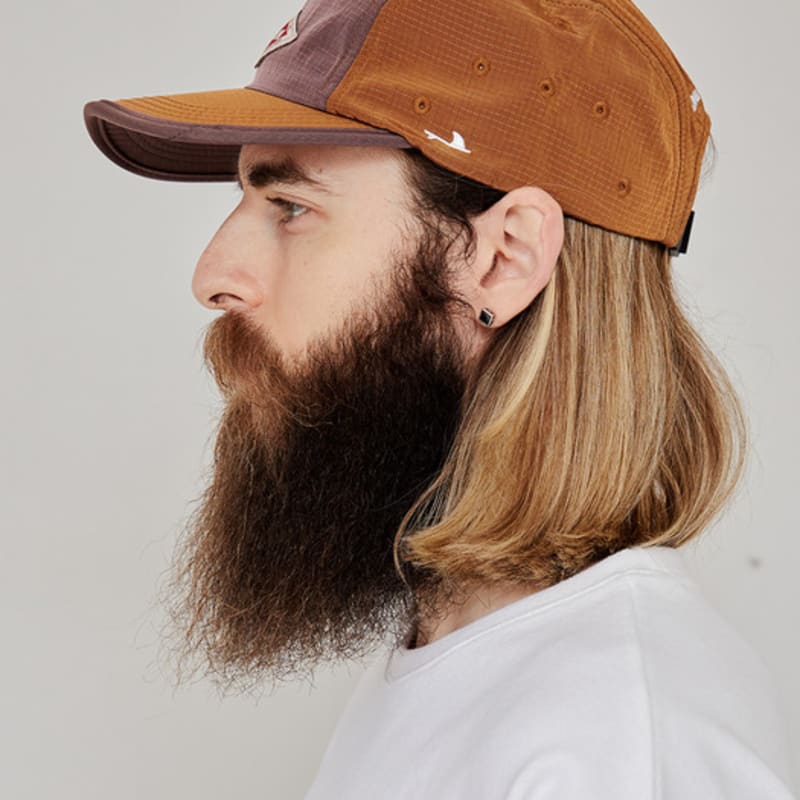 

AKAW Overfit Two-Tone Camp Cap Ripstop Brown BROWN