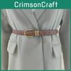 Color Solid Trendy Leather Waist Accessory For Women Casual Looks Fashion Gift