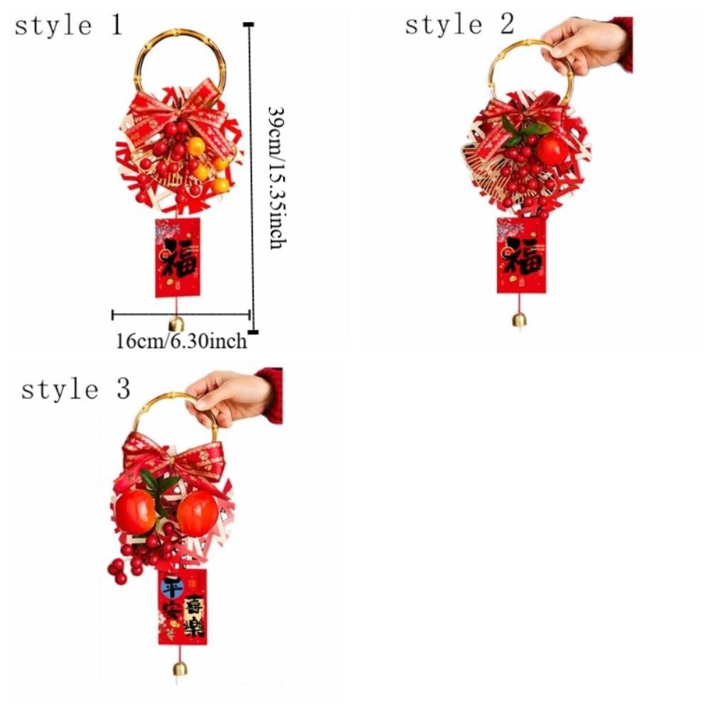 Traditional New Year Decorations Handcrafted Door Handle Decorations  Spring Festival