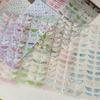 1/4Pcs Wings Love Strawberry Clover Star Sparkling Flash Film Stickers Phone Camera Vintage Scrapbooking Decoration Sticker