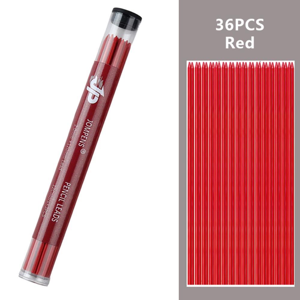 Colored Mechanical Pencil Refills 2B Mechanical Pencil Lead Propelling Pencil Replacement Refill
