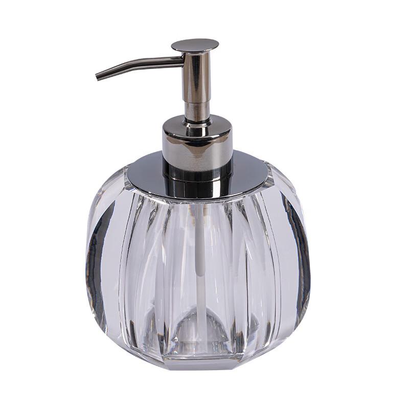 Qianziqiao Crystal Glass Lotion Dispenser Bottle