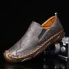 Men Shoes Casual Leather Hand Sewn Men Sneakers Breathable Driving Shoes Designer Men's Loafers Fashion Moccasins Zapatos Hombre