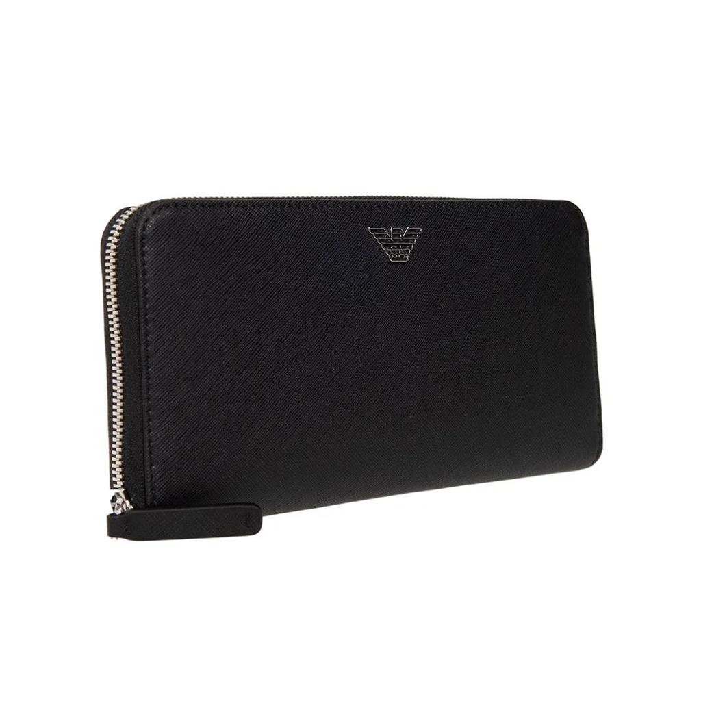Emporio Armani Portfel męski poliestrowy czarny (Dla obu płci) Portfele Y4R169 Y138E 81072