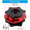 Anti Rusts Quick Release Steering Wheel Hub Aluminum Steering Wheel Hub Repair Tool for Personalizes Driving Experience