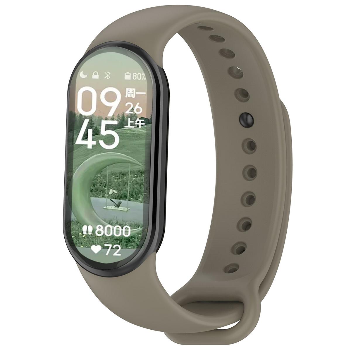

Силиконовый ремешок для Xiaomi Mi Band 9 8 Ремешок NFC Sport Rubber Bracelet Wristband pulseira correa Xiaomi Smart Band 8 Аксессуары for miband 8 9