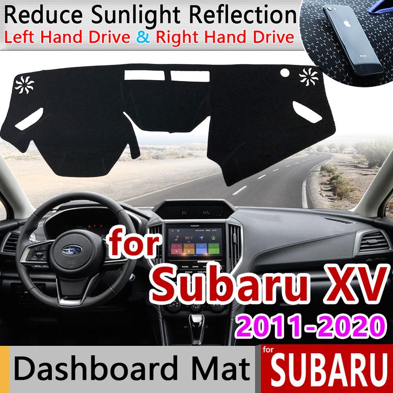 for Subaru XV 2011~ Anti-Slip Mat Dashboard Cover Pad Sunshade Dashmat Dash Car Protect Carpet Accessories Crosstrek WRX STI