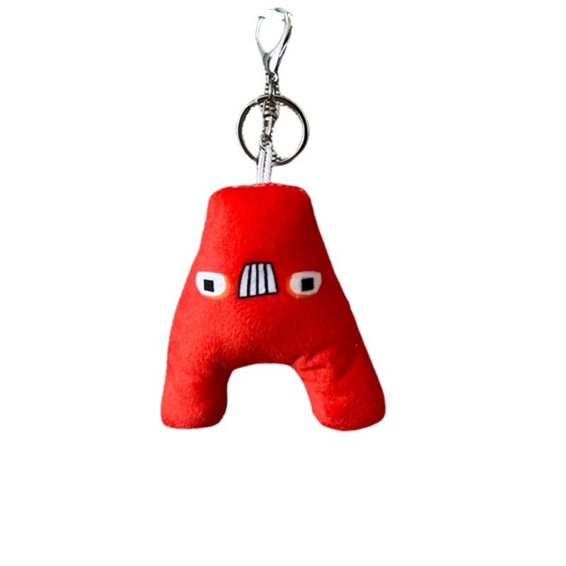 Cozy Alphabet Lore Plush Pendant Doll Baby Educational Toy Home Decor Xmas Gift
