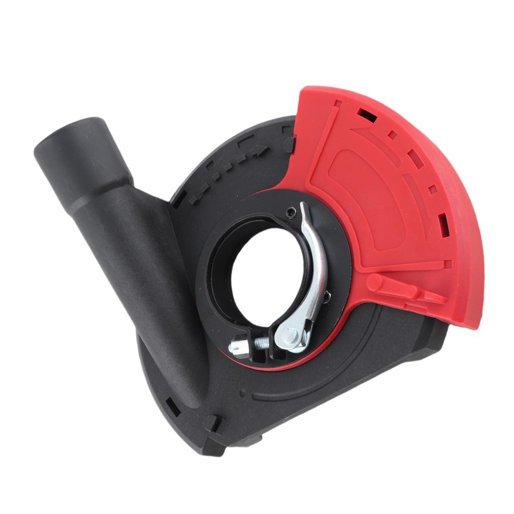 5 In Power Grinding Dust Shroud Iron PA66 Red Black Wearproof Surface Grinding Shroud for 125 150 Angle Grinders