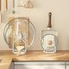 Multi Layer Kitchen Storage Rack Hollow Design Cutting Board Holder New Pan Lid Organizer  Kitchen