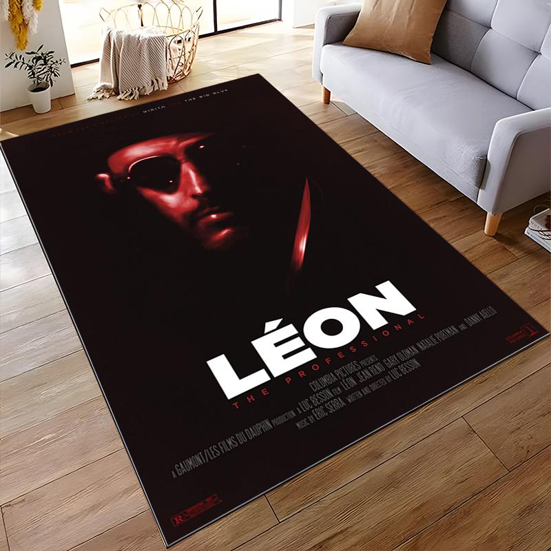 Léon The Professional Movie Poster Design Rug Non-slip rug suitable for living room and bedroom sofas sofas