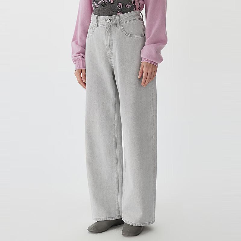 

JNBY 2025 Spring Straight Loose Denim Jeans M