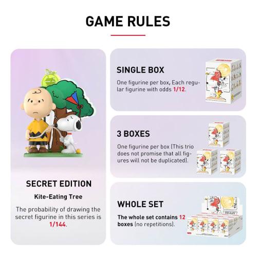 POP MART Peanuts 75th Anniversary Snoopy Comic Life Series [1 Piece] Pop Mart Gachapon Blind Box Figure Plastic Model Premium Toy PVC Soft Vinyl Origi