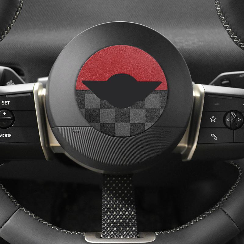 Adesivo per Volante Auto Per Mini Cooper F56 F55 F60 R56 R60 F65 U25 Countryman Adesivi in Pelle PU Accessori Interni Auto