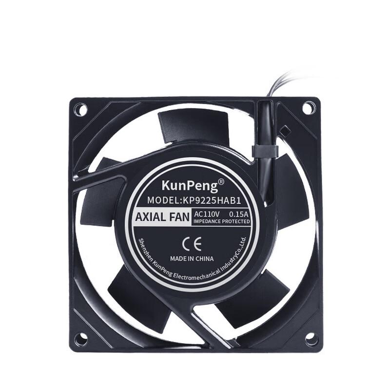 BeiYou KP9225 High-Power 110V AC Ball Bearing Cooling Fan CN plug (adapter included)