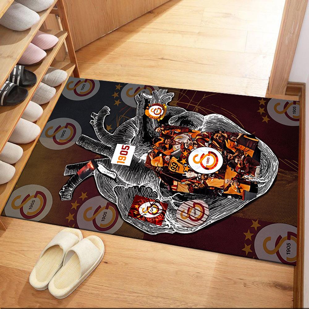 Galatasaray 130 Floor Rug Office Rug Perfect for Hallway Playrooms Kitchen Living Rooms Anti-slip Rug Office home decor Birthday/Christmas Gift