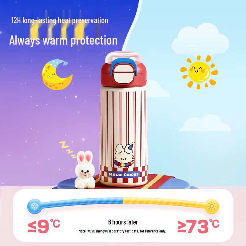 RELEA Miaoduoduo Karneval Liten Blå Hund 600ML Isolerad Termosmugg