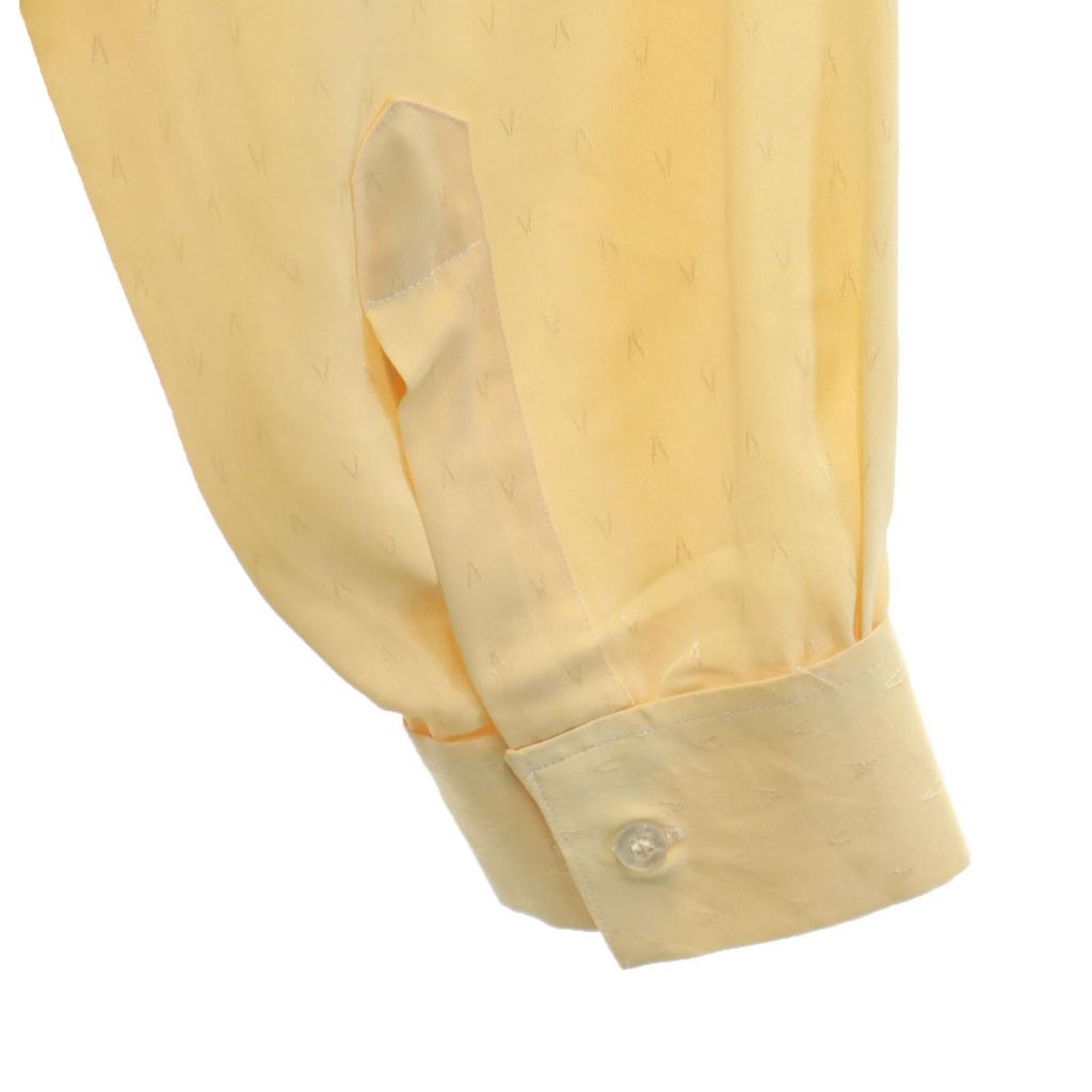 70s Vintage Long Sleeve Shirt Yellow Men's Used