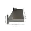 Microwave Oven Wall Rack Shelf Mount Space Saving Seasoning